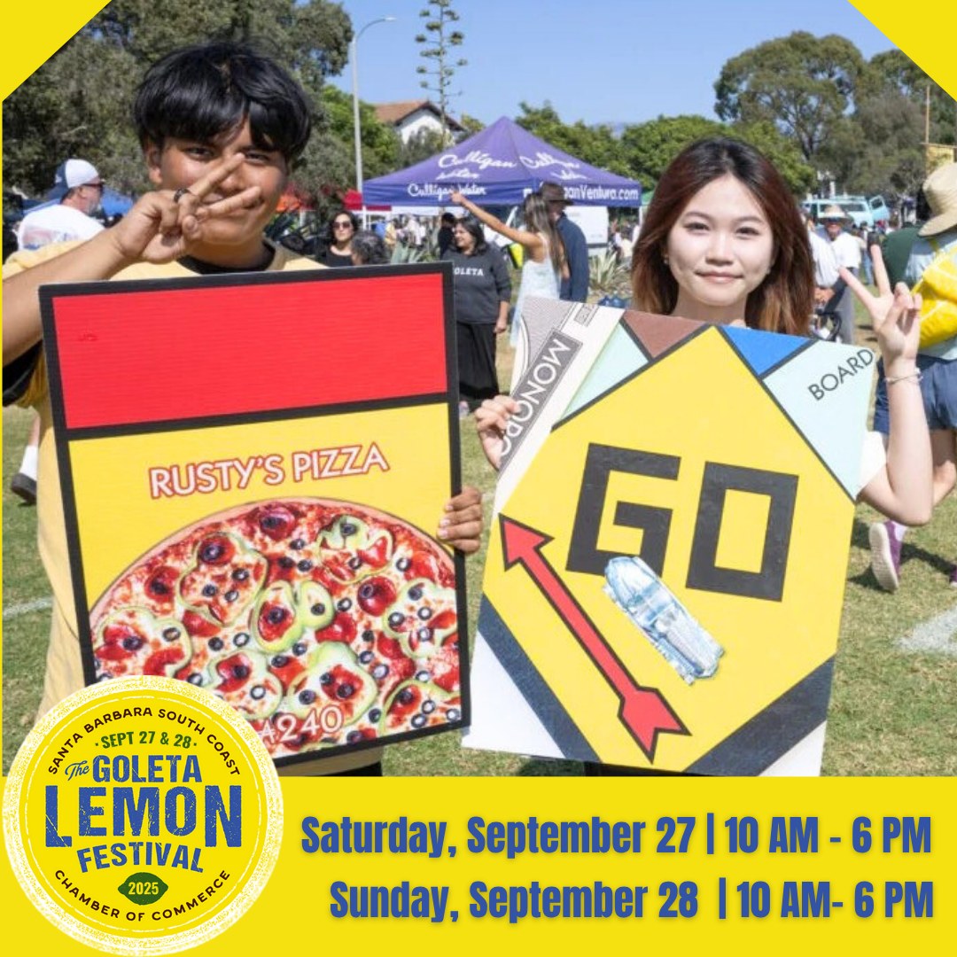 When life gives you lemons… 🍋 head to the Goleta Lemon Festival! 🍋🎉